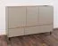 Commode bicolore Fricourt 07, vert menthe / chêne foncé, 105 x 150 x 40 cm, avec 6 compartiments et 3 tiroirs, chants ABS, montage simple et rapide