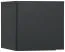 Attache pour armoire à une porte Chiflero, couleur : noir - Dimensions : 45 x 47 x 57 cm (H x L x P)