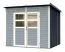 Bois-Abri de jardin 2 x 2,51 mètres (incl. toit) | Gris | toit à une pente Abbildung