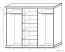 240 cm de large Armoire avec 7 casiers et 2 portes | Couleur: Chêne Sonoma Abbildung