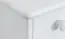 Armoire à chaussures 011 pin massif, laqué blanc - Dimensions 80 x 140 x 29 cm (h x l x p)