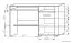 Bureau Aitape 49, couleur : chêne Sonoma foncé / chêne Sonoma clair - Dimensions : 76 x 120 x 60 cm (H x L x P)
