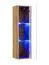 Meuble-paroi moderne Kongsvinger 76, couleur : chêne Wotan - dimensions : 160 x 330 x 40 cm (h x l x p), avec éclairage LED