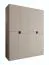 Armoire à portes battantes / Cachemire / 8 portes battantes / 6 compartiments / 2 tringles à vêtements / Armoire / 180 x 52 x 203 cm / Finition haut de gamme / Système de fermeture Soft-Close / Portes sans poignées