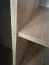 Armoire à portes coulissantes Mina | Blanc & Chêne | 235,2 x 140 x 60 cm | Poignées métal noir | Lignes modernes