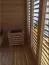 Abri de sauna Karakum 40 mm, Couleur : Gris / anthracite - Dimensions extérieures (l x p) : 400 x 200 cm