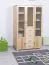 Armoire en bois de pin massif naturel Columba 01 - Dimensions : 194 x 121 x 50 cm (H x L x P)