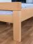 Lit enfant ou adolescent Easy Premium Line K8 | 120 x 200 cm | Hêtre massif naturel | Design moderne | Montage rapide