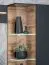 Meuble-paroi stylé Kinn 03, couleur : anthracite / chêne Artisan - dimensions : 145 x 240 x 40 cm (H x L x P), avec éclairage LED et système push-to-open