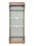 Grande vitrine Asheim 02, couleur : gris / chêne Artisan - dimensions : 191 x 70 x 40 cm (h x l x p), avec éclairage LED