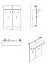 Vestiaire complet - Ensemble A Venac, 5 pièces, Couleur : Chêne Artisan / Cachemire, une armoire vestiaire, une commode, un miroir, une armoire à chaussures avec coussin d'assise et un porte-manteau avec six crochets