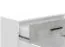 Buffet / Commode avec un tiroir Brus 11, Couleur : Blanc / Béton, trois portes, quatre compartiments, chants ABS, dimensions : 80,5 x 119 x 33 cm, pour le salon