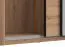 Armoire penderie 3 portes coulissantes Crina 10 | Espace optimisé | Chêne Artisan/Noir | Miroir | 224 x 262,5 x 65,5 cm