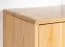 Armoire penderie en chêne massif naturel Aurornis 05 | 3 portes | 200 x 142 x 60 cm | Grand espace de rangement