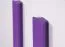Chambre d'enfant - Commode Walter 08, couleur : blanc brillant / violet - 85 x 80 x 40 cm (H x L x P)