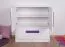 Chambre d'enfant - Commode Walter 08, couleur : blanc brillant / violet - 85 x 80 x 40 cm (H x L x P)
