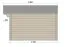 Abri de jardin Wiesenlust 03, Surface : 16 m², 34 mm Maison en madriers, naturel, avec 1 porte double et 2 fenêtres simples, Toit à deux versants