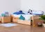 Cadre de lit pour enfants / Lit pour enfant 90 x 200 cm | Bois massif: Hêtre | Laqué Naturel | incl. 2 tiroirs et sommier à lattes | Qualité particulièrement élevée Abbildung
