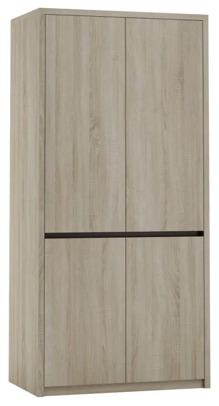 Armoire penderie Popondetta 22 | Chêne Sonoma | 200 x 95 x 58 cm | Design moderne et fonctionnel