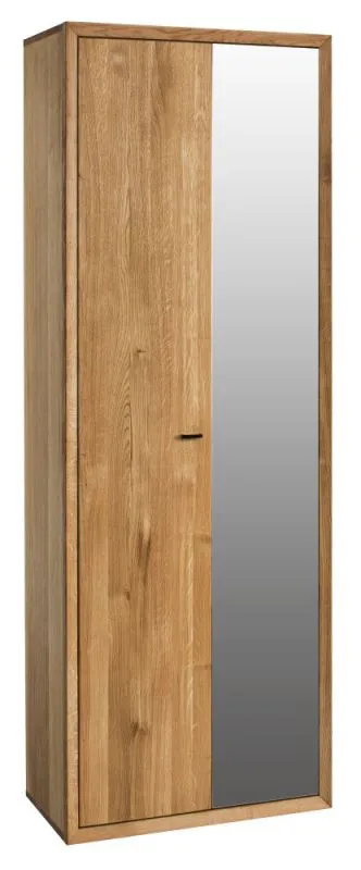 Armoire Belem 01 | Chêne partiellement massif naturel | 201 x 70 x 39 cm | Rangement optimal