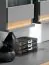 Meuble-paroi stylé Bjordal 36, couleur : anthracite / chêne Wotan - dimensions : 180 x 255 x 30 cm (h x l x p), avec éclairage LED