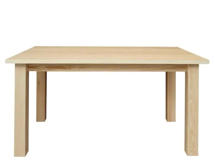 Table en pin 100 x 160 cm Abbildung