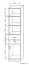 Armoire Kisaran 12, couleur : Chêne de Sonoma - Dimensions : 180 x 40 x 38 cm (H x L x P)