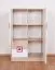 Commode chambre enfant Fabian 07 | 130 x 80 x 40 cm | Chêne clair, blanc et rose