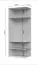Module d'extension pour armoire / armoire à portes battantes Neiafu, couleur : cachemire, dimensions : 224 x 90 x 56