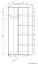 Armoire penderie Kiunga 13 | 2 portes | Finition hêtre | 200 x 82 x 60 cm | Design moderne