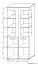 Vitrine Kikori 19, couleur : chêne Sonoma - Dimensions : 190 x 80 x 40 cm (H x L x P)