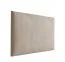 Panneaux rembourrés, lot de 10, couleur : marron clair, housse : velours, dimensions : 40 x 30 cm