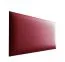 Panneaux rembourrés, lot de 10, Couleur : Rouge, housse : similicuir, dimensions : 50 x 30 cm