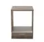 Meuble bas pour appareils encastrables Mionica, Couleur : Chêne gris / Sable, 1 porte basculante, Dimensions : 82 x 60 x 56,5 cm