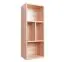 Étagère murale enfant Benjamin 32 | Finition hêtre | 37 x 94 x 25 cm | 4 compartiments