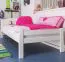 Cadre de lit pour enfants / Lit pour enfant 90 x 200 cm | Bois massif: Hêtre | Laqué Blanc | Qualité particulièrement élevée Abbildung