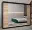 250 cm de large Armoire à portes coulissantes avec 3 portes | 10 casiers | 2 tringles à vêtements | Couleur: Noir Abbildung