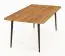 Table basse Rolleston 07, bois de hêtre massif huilé - Dimensions : 90 x 90 x 48 cm (l x p x h)