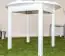 Table en bois de pin massif blanc Junco 235A (ronde) - diamètre 100 cm