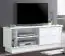 Meuble TV Austin, Couleur : Blanc - Dimensions : 59 x 150 x 45 cm (H x L x P)