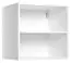 Chambre d'adolescents - étagère suspendue / étagère murale Marincho 08, couleur : blanc - Dimensions : 53 x 53 x 42 cm (h x l x p)