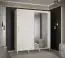 Grande armoire à 10 compartiments Jotunheimen 55, couleur : blanc - Dimensions : 208 x 180,5 x 62 cm (H x L x P)