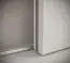 Armoire classique avec une porte miroir Jotunheimen 13, couleur : blanc - dimensions : 208 x 100,5 x 62 cm (h x l x p)