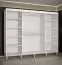 Grande armoire à 10 compartiments Jotunheimen 131, couleur : blanc - Dimensions : 208 x 250,5 x 62 cm (H x L x P)