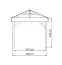 Pavillon Alegre Superieur en pin imprégné sous pression - Dimensions : 340 x 594 cm (L x l)