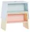 Tabouret enfant Irlin 06 bleu/vert | 31 x 46 x 25 cm | Design moderne et pratique