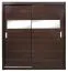 150 cm de large Armoire avec 6 casiers et 2 portes | Couleur: Optique-Wengé Abbildung