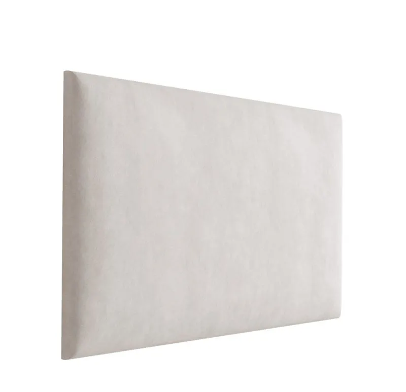 Panneaux rembourrés, lot de 10, Couleur : Beige, Revêtement : Velours, dimensions : 40 x 30 cm