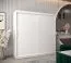 Armoire à portes coulissantes / Penderie Bisaurin 5A, Couleur : Blanc mat - Dimensions : 200 x 200 x 62 cm ( h x l x p)