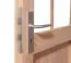 Porte supplémentaire pour abri de jardin incl. toutes les ferrures gris terra